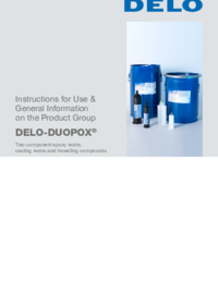 DELO-DUOPOX Instructions for Use & General Information on the Product Group