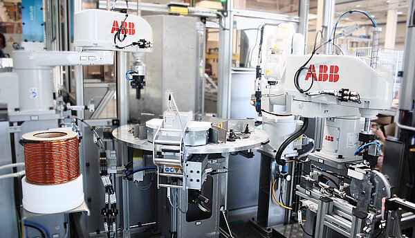 GROB’s PM compact rotor assembly line 1