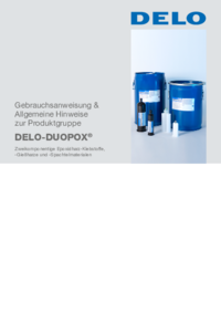 DELO-DUOPOX Gebrauchsanweisung & Allgemeine Hinweise zur Produktgruppe