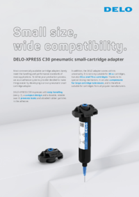 DELO-XPRESS C30 Small Cartrigde Adapter