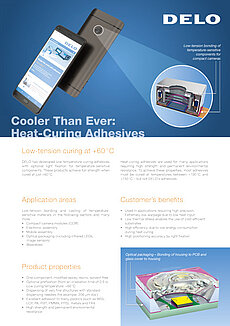 Heat-curing adhesives