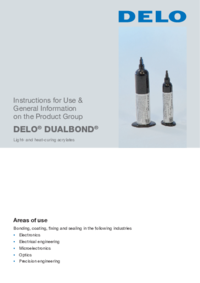 DELO DUALBOND acrylates DELO DUALBOND acrylates