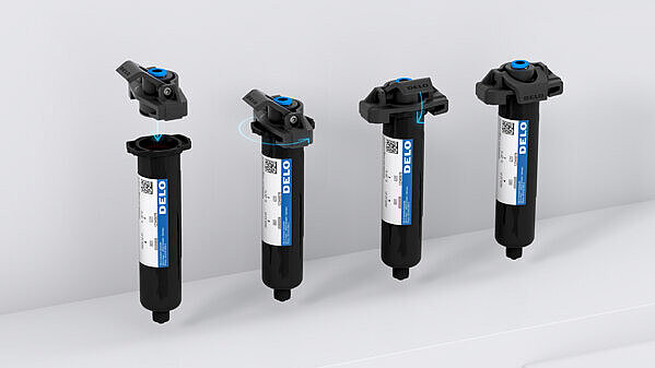 DELO Pneumatic Small Cartridge Adapter DELO-XPRESS C30