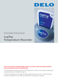 Temperature recorder LogTag