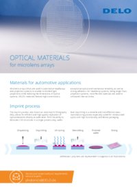 Optical Materials for Mircolens Arrays